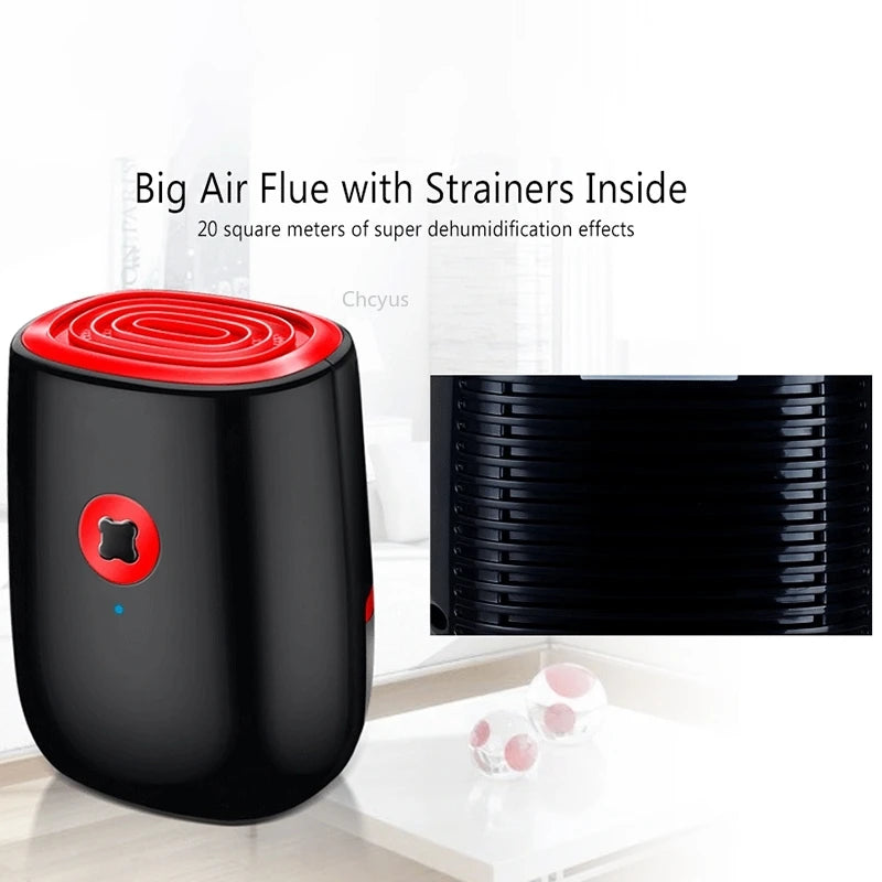 Hot sale 800Ml Electric Air Dehumidifier For Home 25W Mini Household Dehumidifier Portable Cleaning Device Air Dryer Moisture