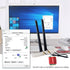 FENVI Wi-Fi 6E AX210 Card Tri Band 2.4G/5Ghz/6Ghz For Bluetooth 5.3 802.11AX M.2 Wireless WiFi Card Desktop Kit For Win 10/11