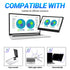 11.6 Inch EM116 Game Monitor Delicate Image HDMI-compatible USB-C 1366x768 TN Computer Game Display Monitor for Laptop Portable