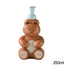 Cartoon Bear Foaming Soap Dispenser Refillable Pump Bottle Bathroom Hand Sanitizers Shampoo Shower Gel Foam Container drop ship