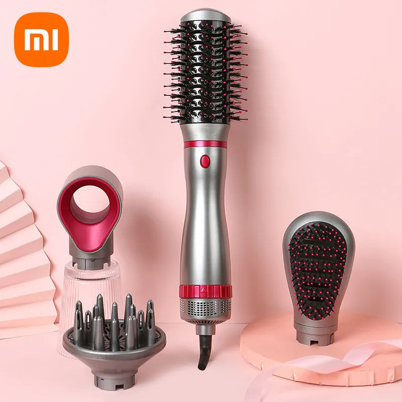 Xiaomi 4 in 1 Hair Dryer High-Speed High-Power Electric Hot Wind Comb Household Multifunctional Blowing Comb Straight Hair Comb