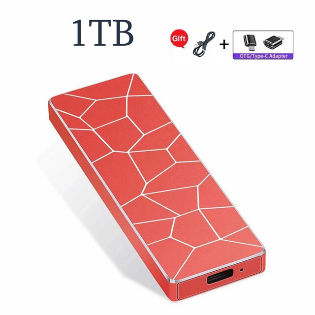 High-speed 8TB 4TB 1TB 500GB SSD Portable External Solid State Hard Drives USB 3.1 Type C Interface Original Mobile Hard Disks