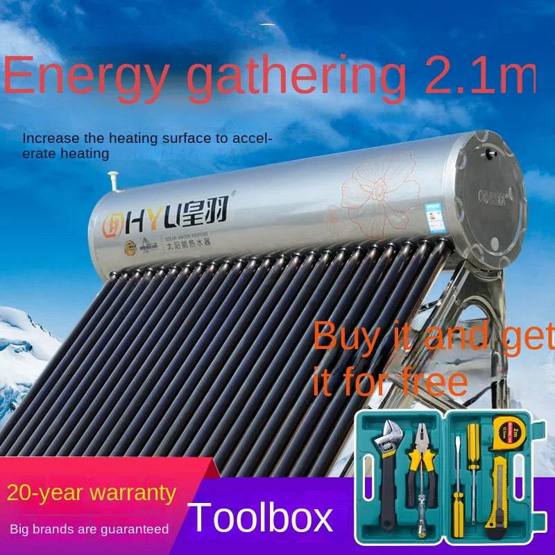 YY Household Solar Water Heater Automatic Photoelectric Dual-Use 304 Stainless Steel