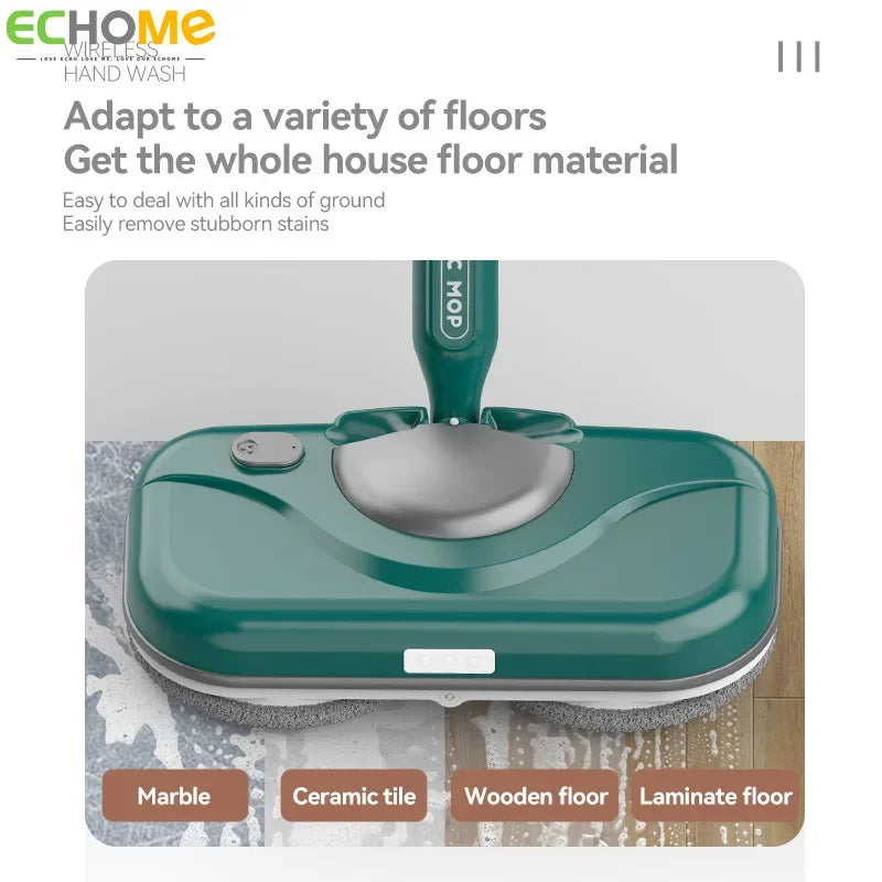 Electric Floor Mop Wireless Spray Mop Electric Floor Cleaner Rotary Rechargeable Housework Helper Cordless Floor Cleaning Mops