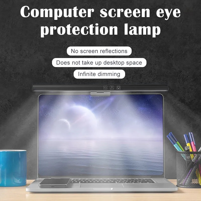 Computer Screen Clip Light Asymmetric Light Dormitory Eye Protection Desktop Computer Laptop Monitor Screen Hanging Light