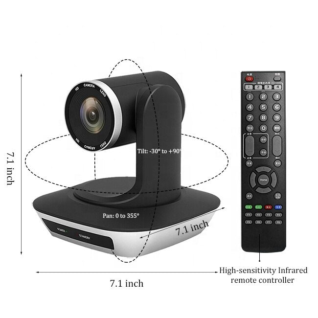 W26 HD Confer Camera PTZ 1080P 120 Angle Blueth USB Conference Wireless Speaker Video Conferencing System Audio