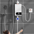 Mini Instant Water Heater Kitchen Bathroom 220V 110V  Wall Mounted Electric Water Heater LCD Temperature Display with Shower Set