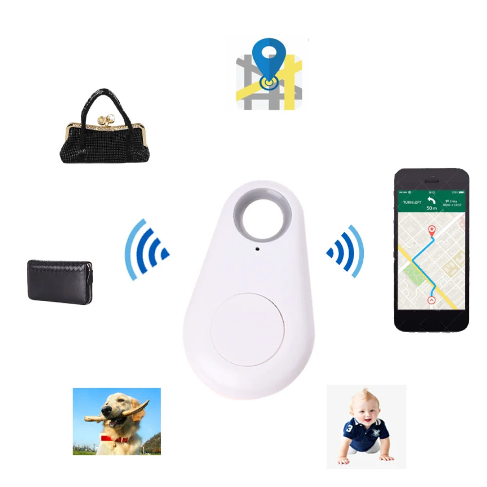 New Smart Bluetooth 5.0 Mini Locator Gps Tracker Anti-lost Alarm Item Location Pet Wallet Keys Car Tracking Positioning Device