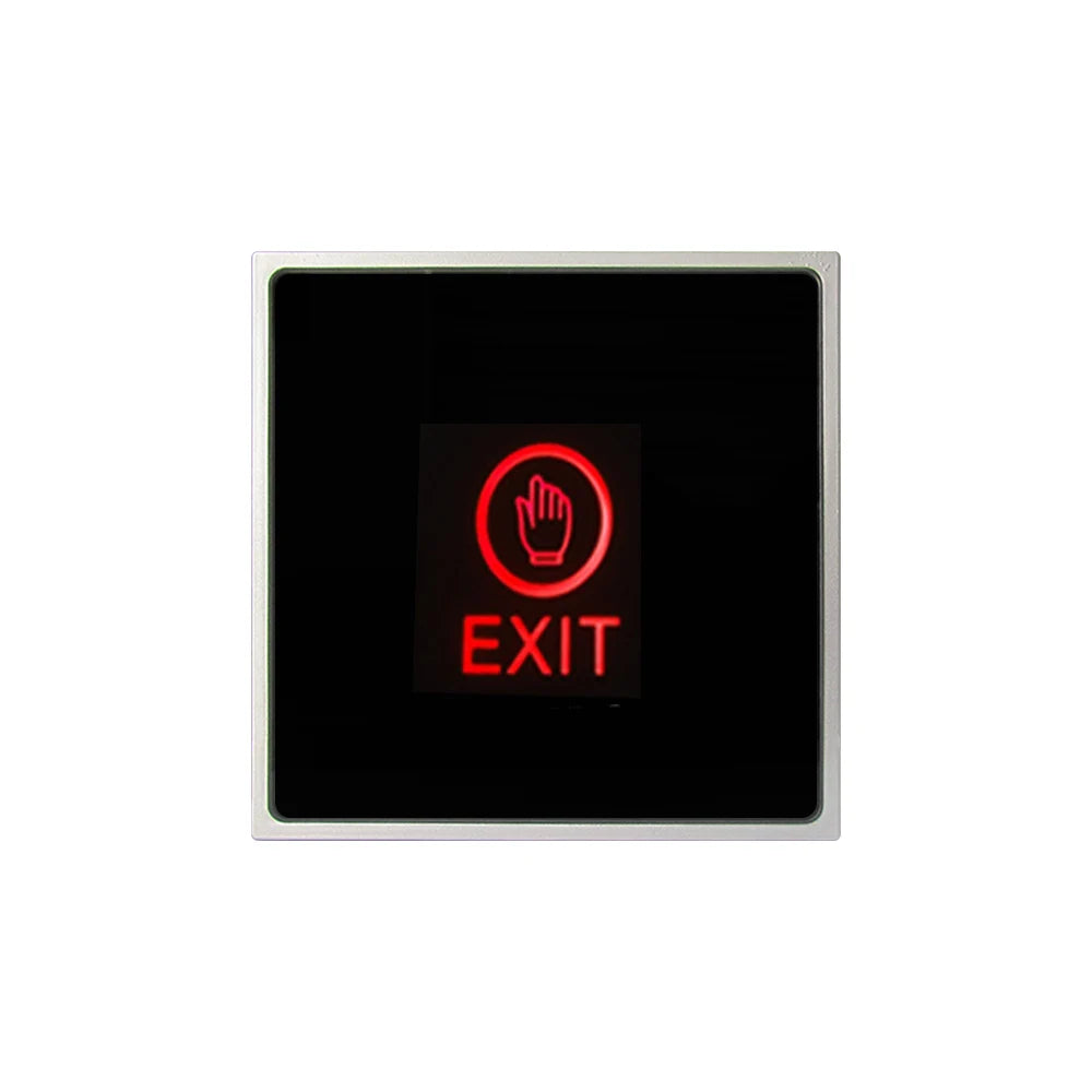 Homefong Door Exit Button Release with Bulit-in 3A Power for Access Control System Electronic Door Lock NO NC COM