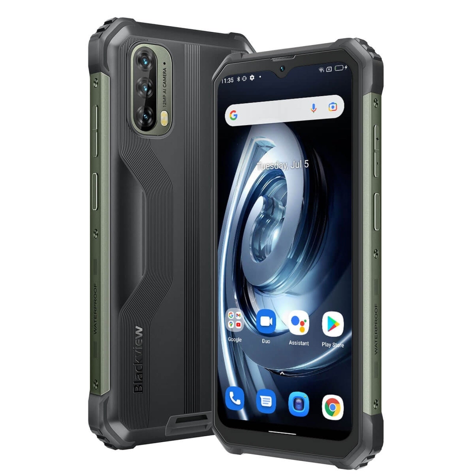 Blackview BV7100 Rugged Phone 6GB 128GB Andriod 12 Helio G85 Octa Core Mobile 6.58'' Waterproof Cellphone 13000mAh NFC 12MP Cam
