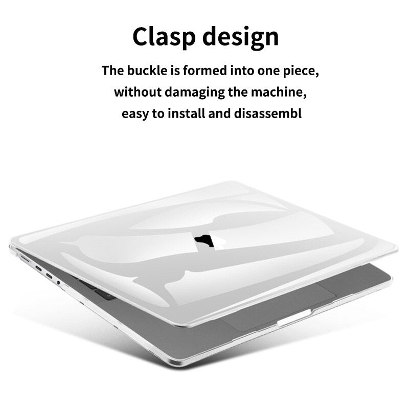 Laptop Case For Apple Macbook 13 Pro 13 Crystal Protective Cover A1932 A2179 A2337 A1706 A1708 A1989 A2159 A2338 A2681