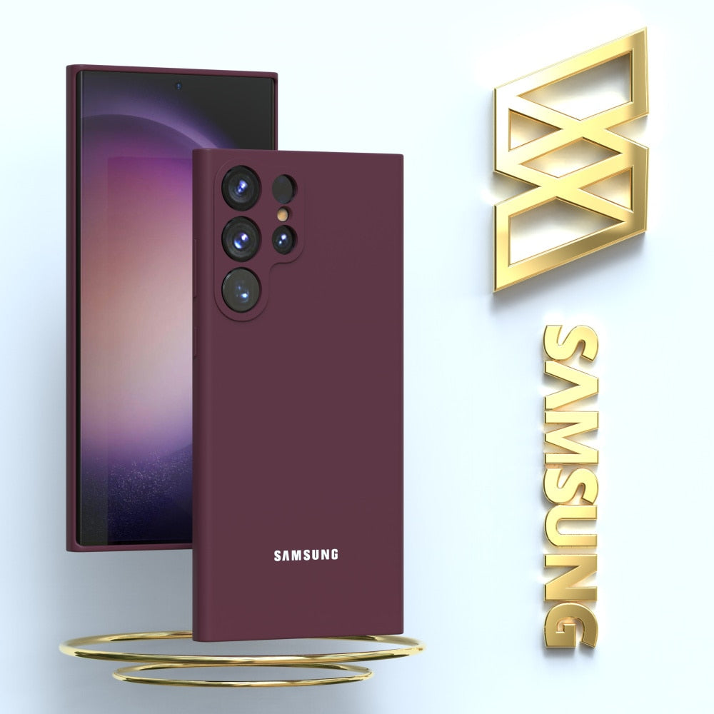 For Samsung Galaxy S23 Ultra Case High Quality Silky Silicone Cover Silky Touch Protective Shell S23 Ultra S23 Plus S23