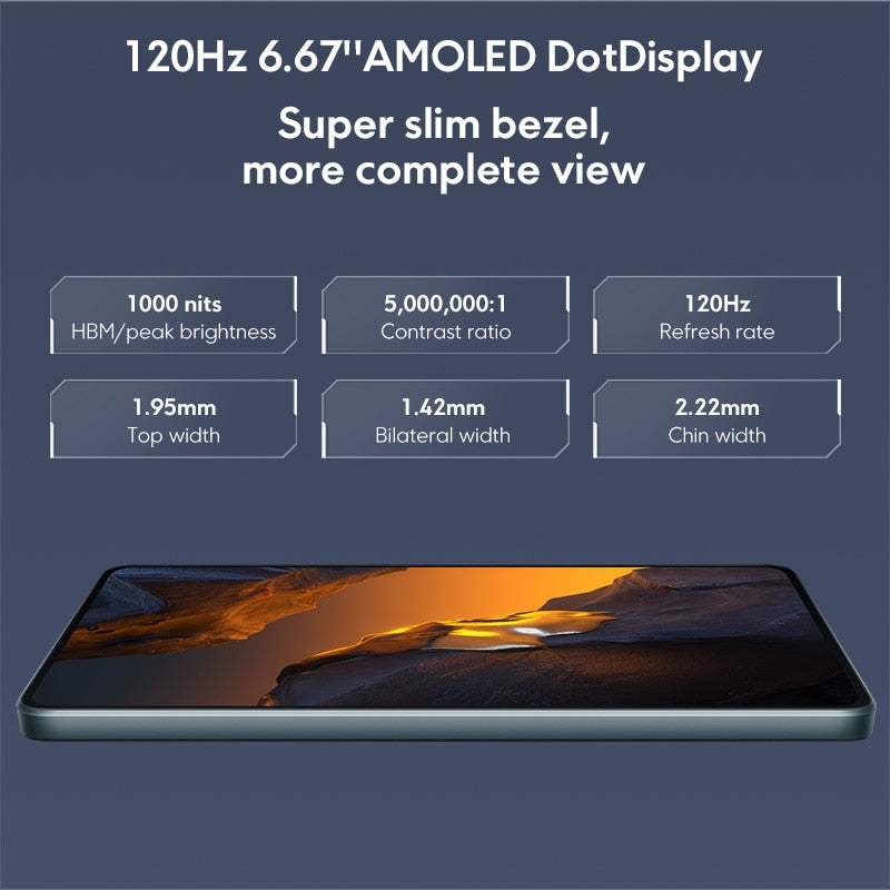 POCO F5 5G Smartphone Global Version Snapdragon 7+ Gen 2 Octa Core 120Hz AMOLED DotDisplay 64MP Triple Camera with OIS 67W NFC
