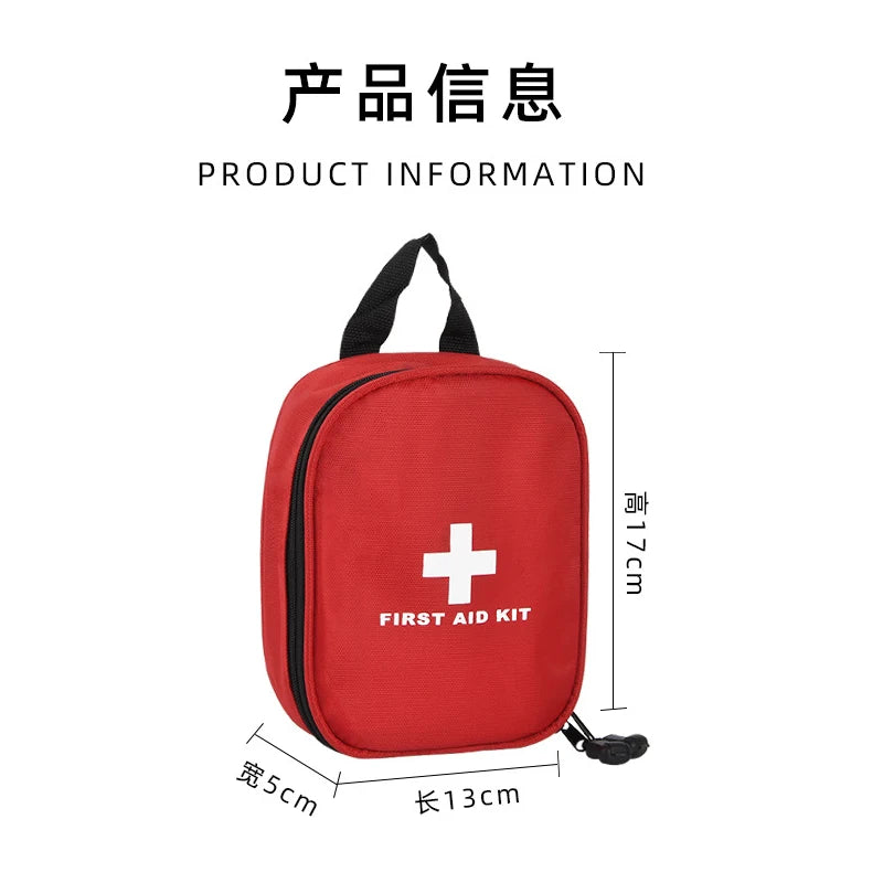 Portable Outdoor Travel Camping Medicine Emergency Survival Kit Layered Storage First Aid Bag Family First Aid Kit