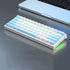RGB Mechanical Keyboard 61/68 Key Portable Green/red/tea Switch Hot Swappable Wired Computer Laptop Office Game Esports