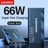 Lenovo 30000mAh Power Bank Built in Cable Mini PowerBank External Battery Portable Charger For iPhone Samsung Xiaomi Power Banks