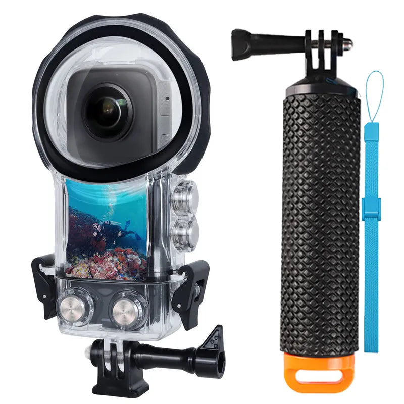 Dive Case For Insta360 X3 40M Waterproof Case For Insta360 ONE X3 Underwater Protect Box Diving Shell Action Cameras Accessories