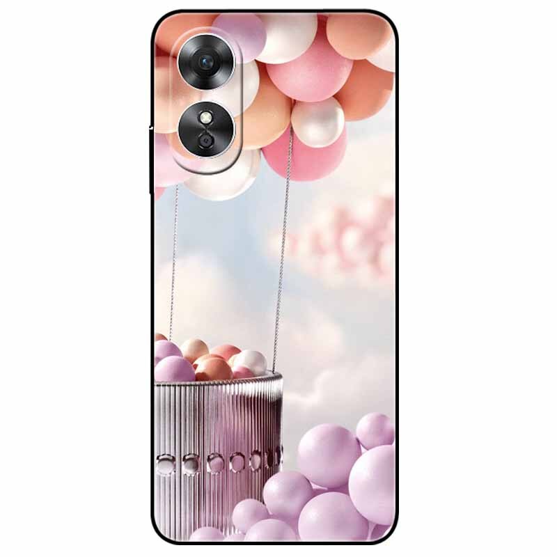 For OPPO A98 5G A 98 Case Silicone Soft Wolf Lion Cat Black Bumper Funda Coque for OPPO A98 2023 CPH2529 OPPOA98 Protective Bag