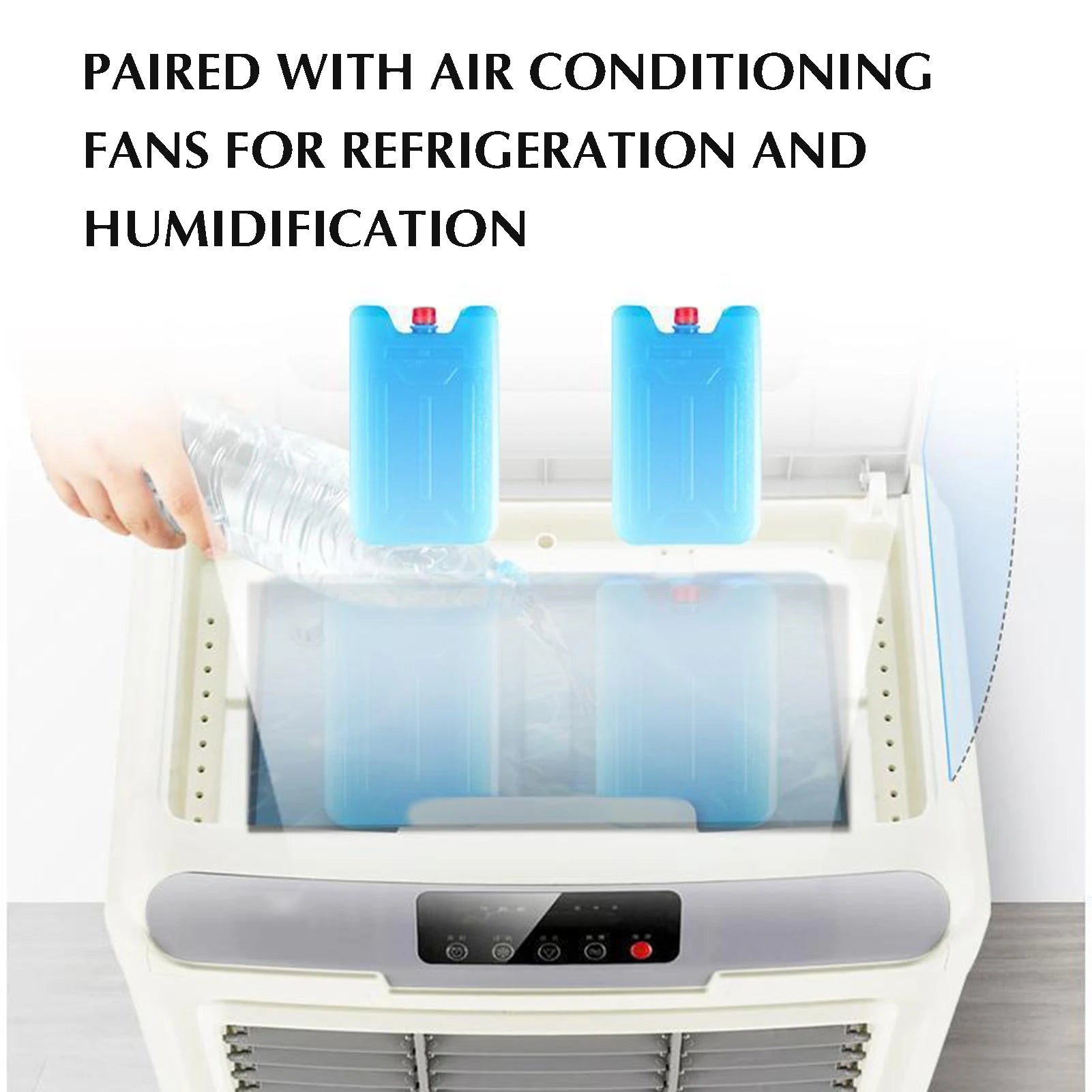 Universal Air Conditioner Fan Ice Box Air Cooler Refrigeration Ice Crystal Preservation Incubator Refrigeration Blue Ice Pack