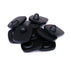50pcs/Lot RF ABS Clothing Anti-lost Label Magnetic Button Small Square Anti-theft Fastener Hard Tag Security Buckle EAS