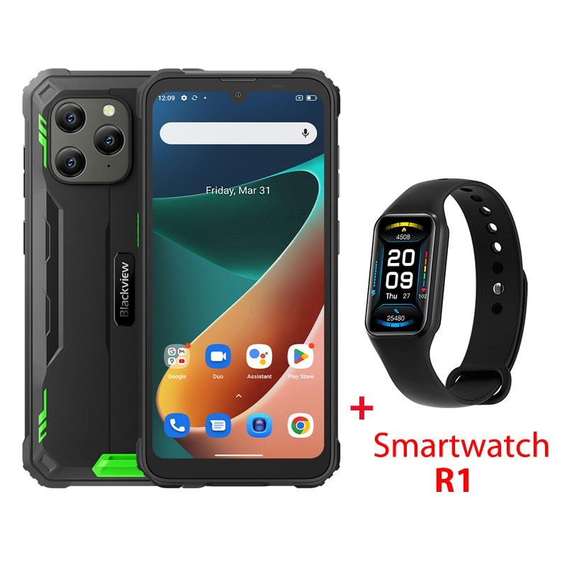Blackview BV5300 Pro IP68 Waterproof Rugged Smartphone Android12 Phone P35 4GB 64GB Mobile Phone 13MP Camare 6580mAh Cellphone
