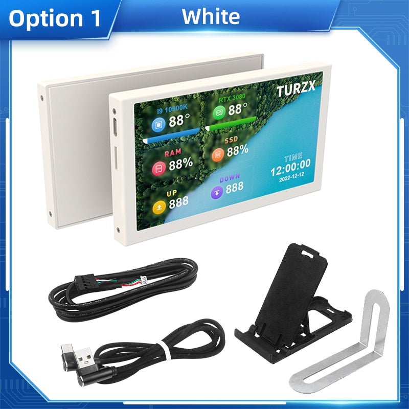 5 Inch USB Type C Display IPS Secondary Screen LCD  Computer CPU GPU RAM HDD 800x480 USBC NO HDMI-compatible Monitor NO AIDA64