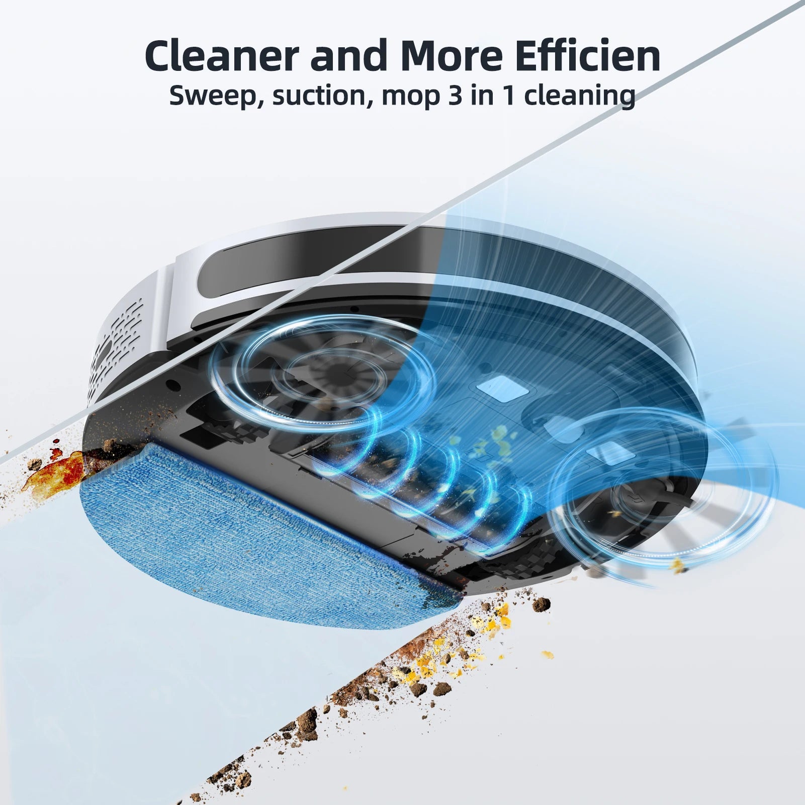 G20 Robot Vacuum Cleaner Sweep and Wet Mopping Floors&Carpet Run Auto Reharge Appliances Household Tool Dust Electric Sweeper