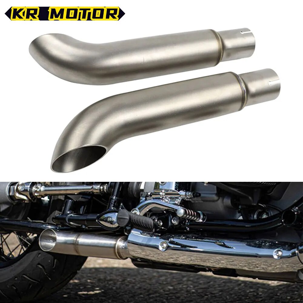 For BMW R18 Classic 100 Years R18 B Transcontinental Motorcycle Shorty GP S1 Exhausts Pipe R18 Titanium Muffler System Silencers