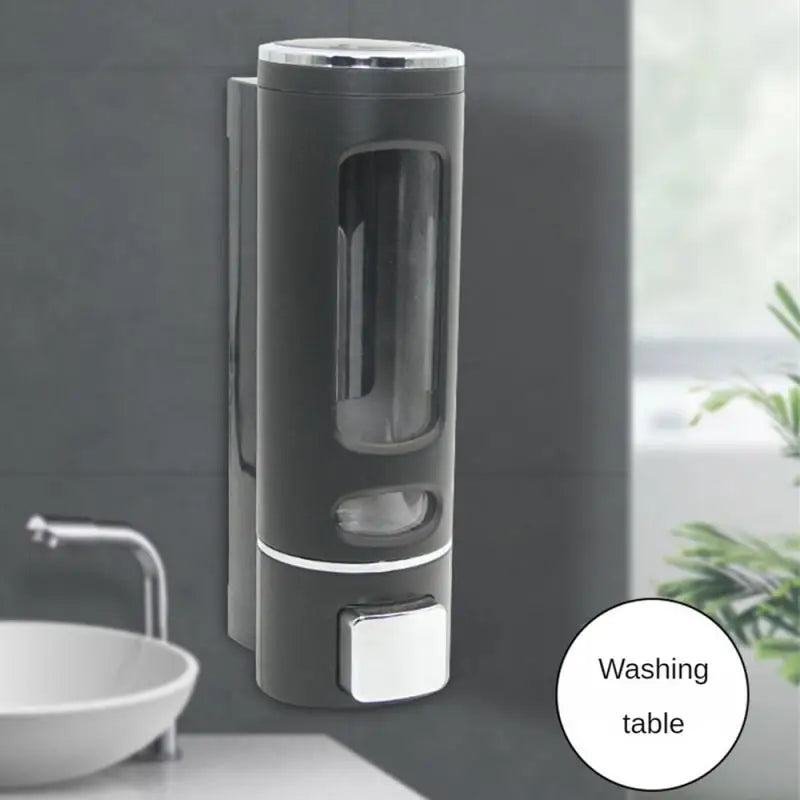 1/2PCS Bathroom Wall Mounted Shower Pump Dispenser Single Hand Shampoo Soap Dispenser Shower Gel Conditioner for Kitchen Hotel