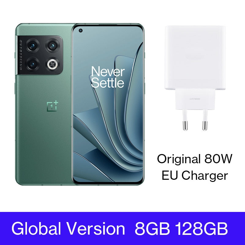 Global Version OnePlus 10 Pro 10pro 5G 8GB 128GB Snapdragon 8 Gen 1 80W Charging 6.7 ''120 Hz AMOLED Display