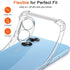 Clear Case For Oppo A17 4G Case A57s A57e A57 5G Thick Shockproof Soft Silicone Phone Cover for Oppo A17k A78 5G A77 4G A77s A57