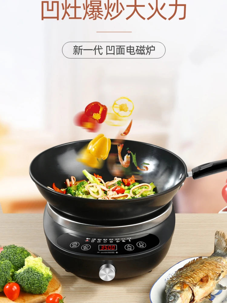 Weili genuine concave induction cooker multi-functional household high-powered frying hot pot one energy-saving 3500W