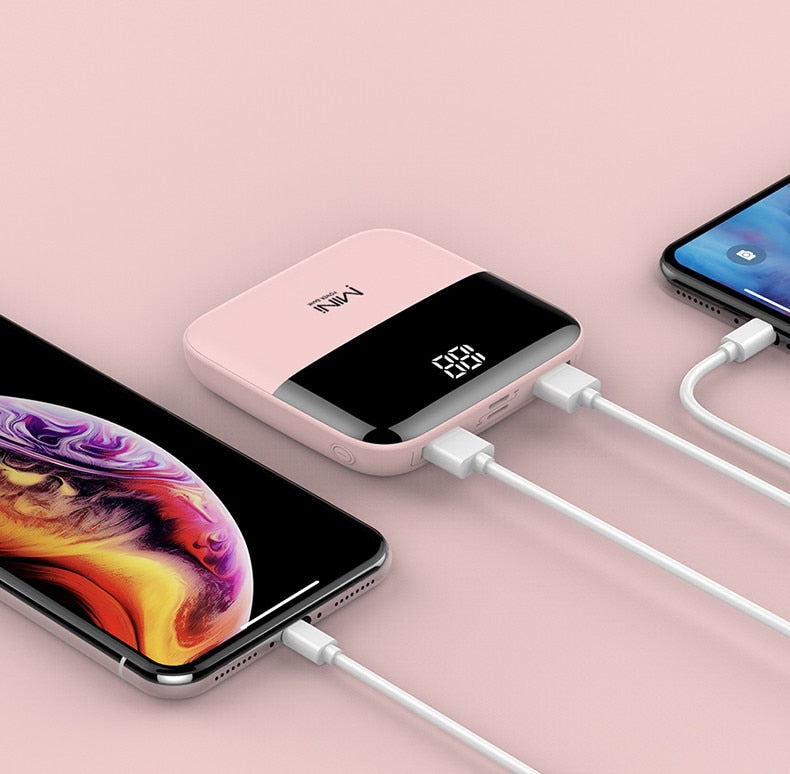 10000mAh Portable Mini Power Bank PowerBank External Battery Charger For iPhone 14 13 12 Pro Samsung Huawei Xiaomi Fast Charging