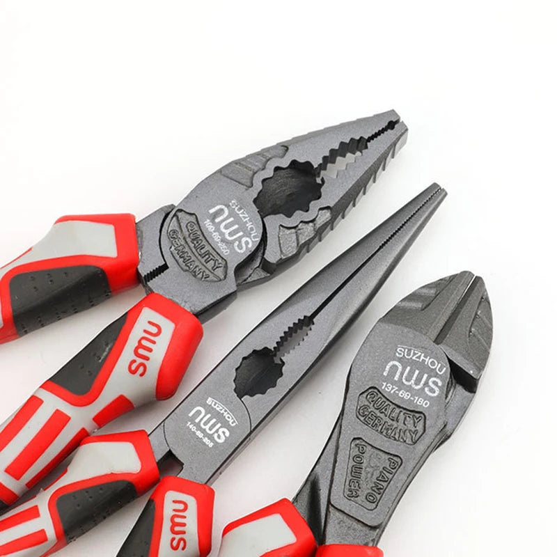 Electrician's Pliers Tool Labor-saving Needle Nose Pliers Hand Tools Wire Cutter Nipper Vise Multifunction Multitool Cutting