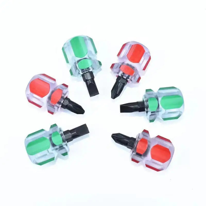 Screwdriver Kit Set Mini Small Portable Radish Head Screw Driver Transparent Handle Repair Hand Tools Precision Car Repair Tool