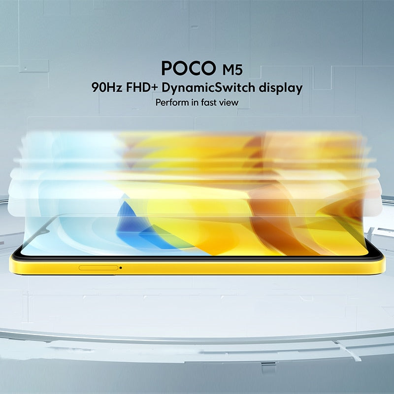 【World Premiere】POCO M5 Global Version Smartphone 64GB/128GB NFC MTK G99 Octa Core 90Hz 6.58" Display 50MP Camera 5000mAh