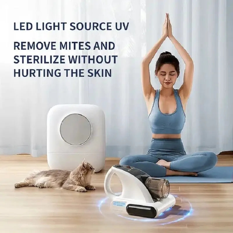 10KPa Mite Removal Vacuum Cleaner Wireless Powerful Suction 2000mah USB Rechargeable Smart Cordless Cleane Accessories for Home