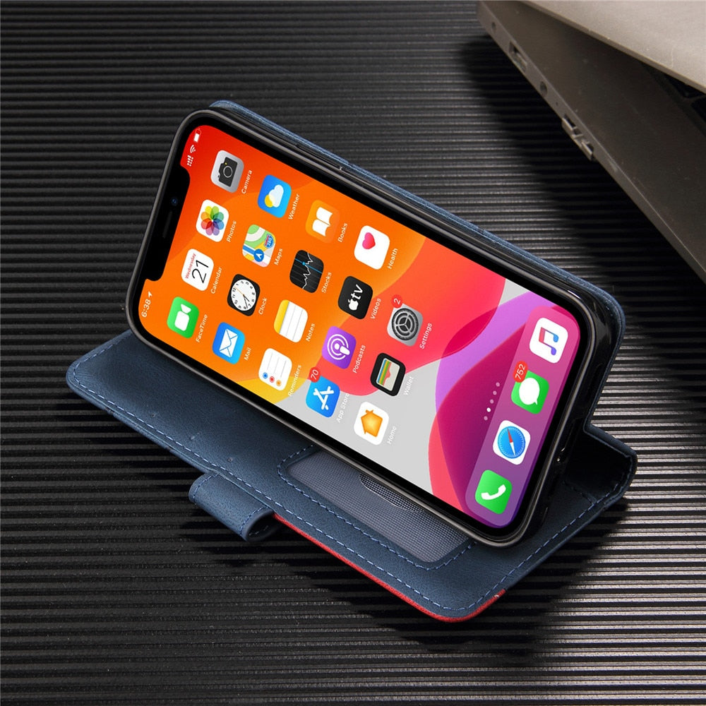 OPPO Reno7 Case Leather Wallet Flip Cover OPPO Reno7 5G Phone Case For OPPO Reno 7 4G Case