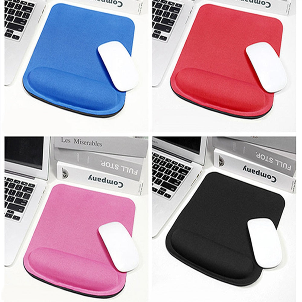 Simple Solid Color EVA Mouse Mat Anti-slip Mouse Pad Office Desk Accessories for PC Laptop Computer Table Mat Gaming Mouse Pad