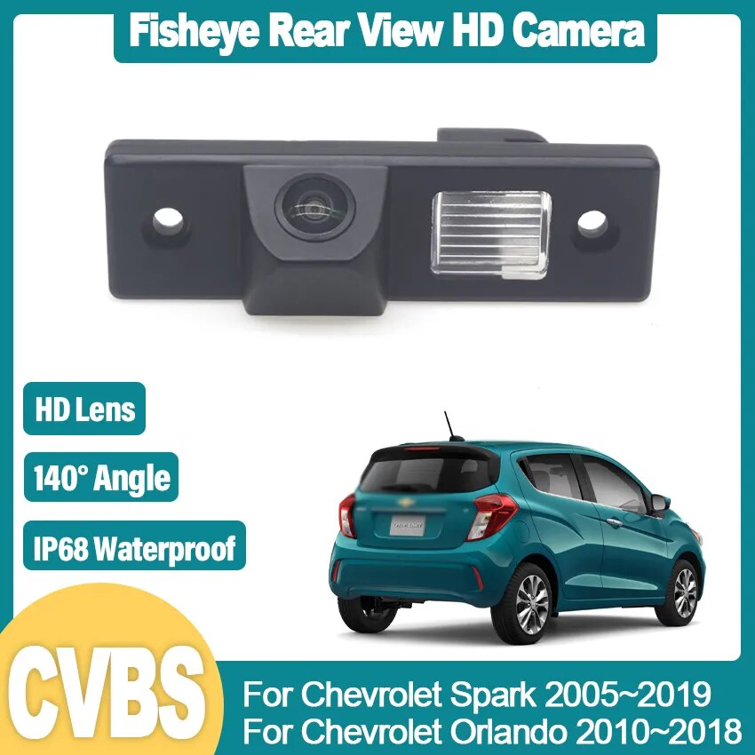 140 Degree 1080x720P HD CCD Night Vision Special Vehicle Rear View Camera For Chevrolet Spark 2005~2019 Orlando 2010~2018 Car