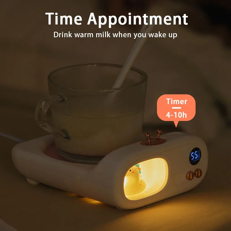 New Coffee Mug Warmer Cup Coaster for Milk Water Tea Electric Beverage Heating Plate with Auto Shut Off 3 Temperature Settings