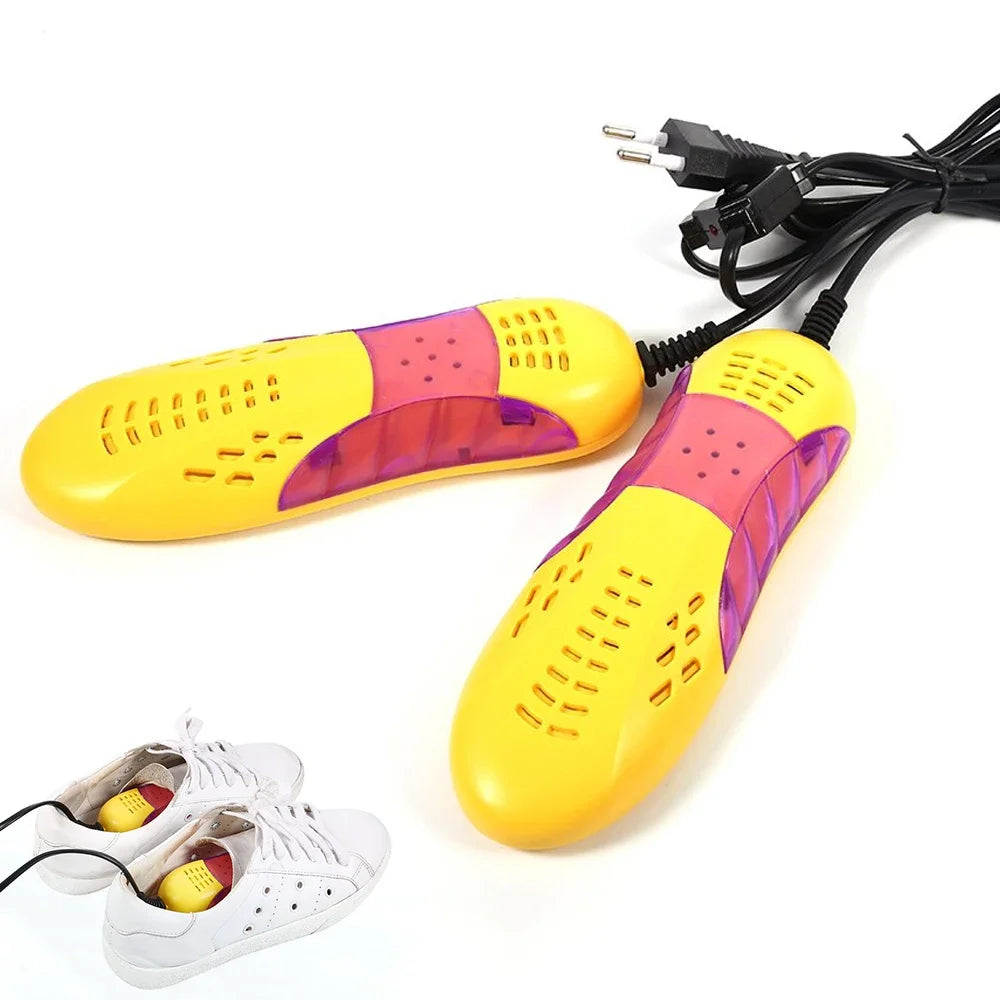 Free Shipping Race Car Shape Voilet Light Shoe Dryer Foot Protector Boot Odor Deodorant Dehumidify Device Shoes Drier Heater