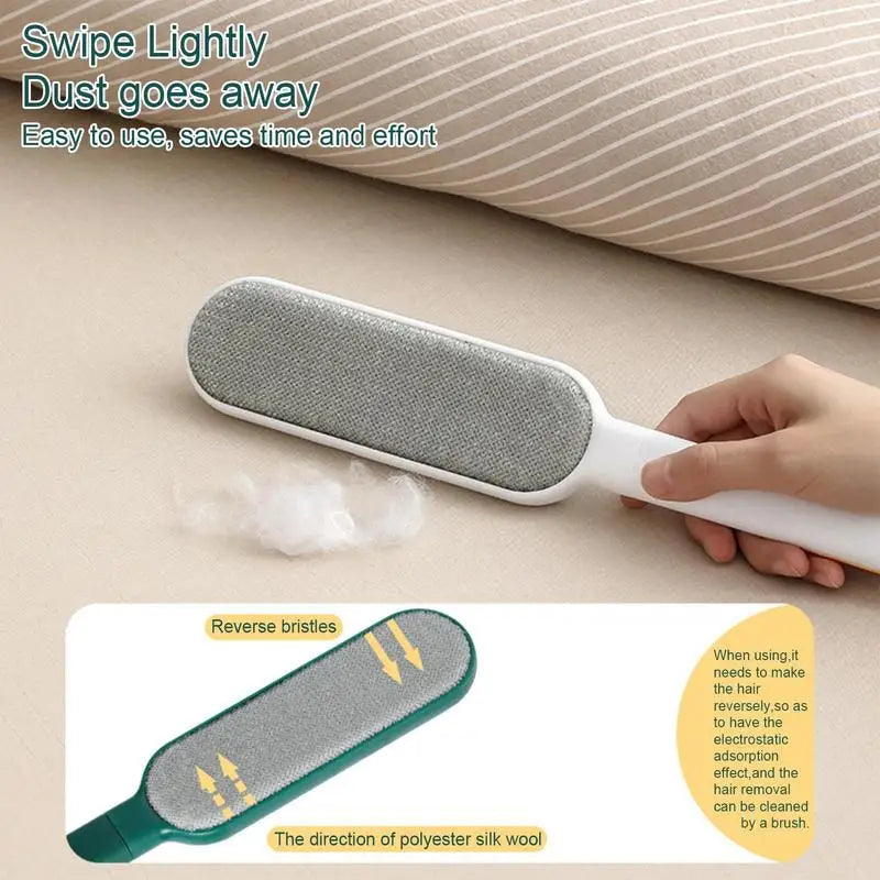 Lint Brush Furniture Lint Brush Double Sided Hair Remover Lint Brush For Dog Hair And Cat Hair Dust And Hair Removal