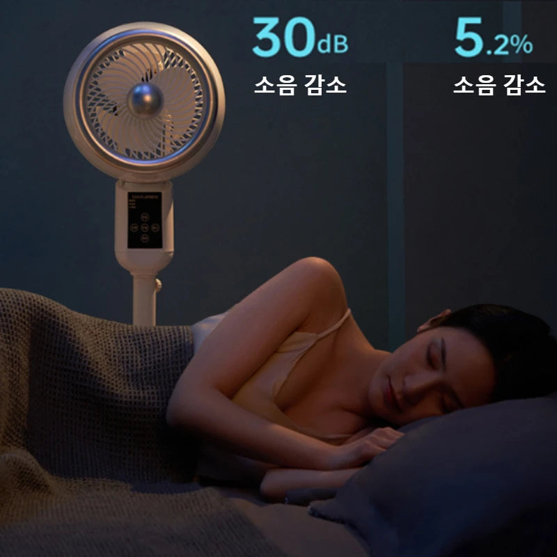Floor Fan Electric Fan Portable Conditiona Household Electric Air Circulation Fan Home Remote Control Floor Standing Fan Cooler