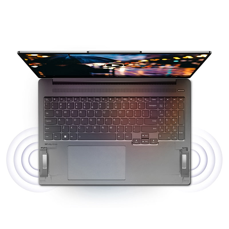 Lenovo Xiaoxin Pro 16 2023 Laptop AMD R7 7735HS Ryzen 16G/32G RAM 1T/2T SSD 16" 2.5K 120Hz Computer Notebook(Face, Backlight) PC