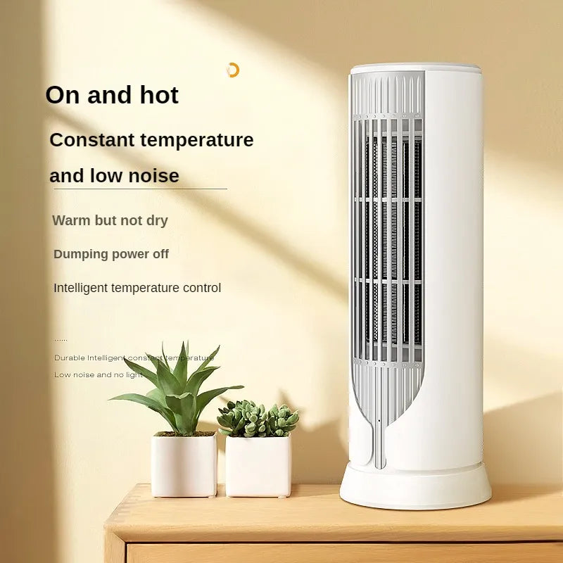 Desktop Electric Heater PTC Heating Stove Fan Space Heater Desktop Warming Fan Air Blower Home Room Warmer Machine Winter