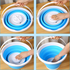 Mini Foldable Washing Machine Ultrasonic Cleaning Small 2 in 1/3in1 Portable Washer USB Dormitory Washer For Home Travel
