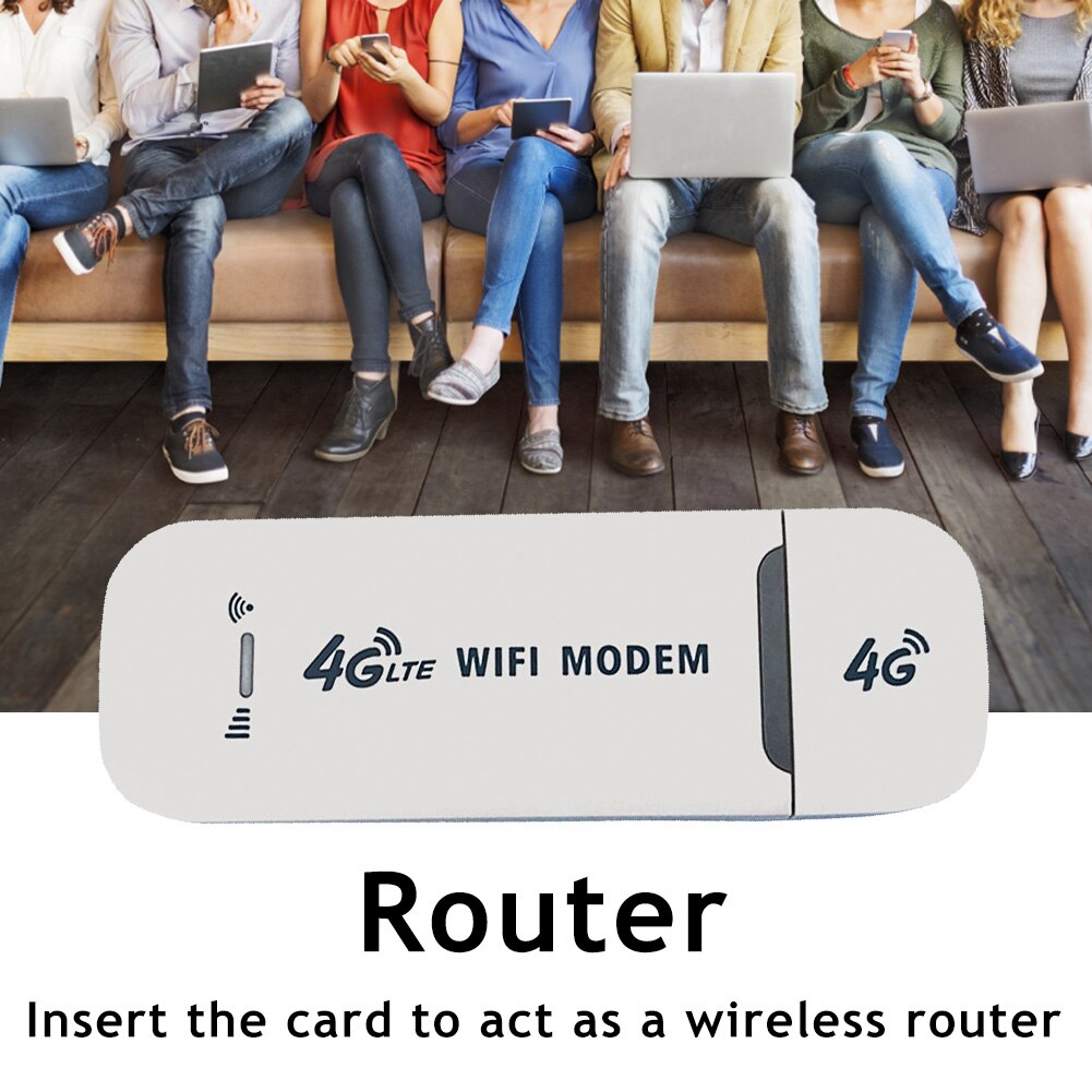 4G LTE Wireless USB Dongle Mobile Broadband 150Mbps Modem Stick Sim Card Wireless Router USB 150Mbps Modem Stick for Home Office