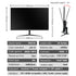 MUCAI 24 Inch Monitor 240Hz LCD Display PC IPS FHD Desktop Gamer Computer Screen Flat Panel HDMI-compatible/DP/1920*1080
