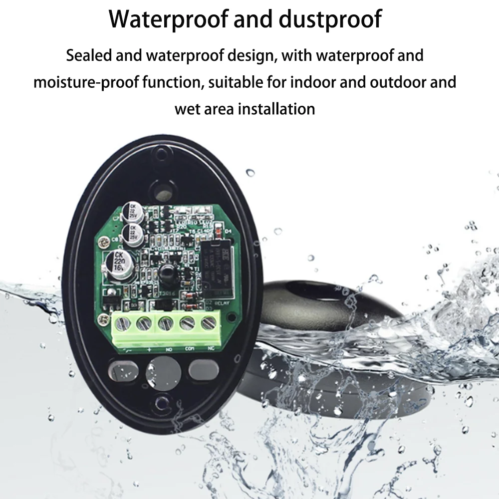 Waterproof single-beam infrared countermeasure detector DC12-24V intelligent parking gate door and window burglar alarm sensor